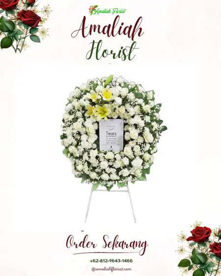 Krans Bunga Duka Arumanis