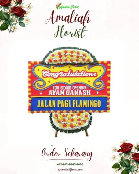 Sewa Papan Bunga Arumanis